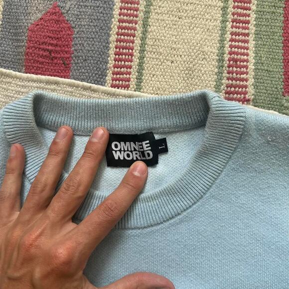 Streetwear Omnee World Star Girl Knit Pulllver AOP Sweater - Picture 6 of 6